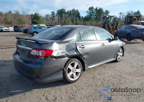 2013 Toyota Corolla S from USA, damaged, VIN 2T1BU4EE2DC982800